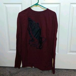 Prayer Hands Maroon Long sleeve